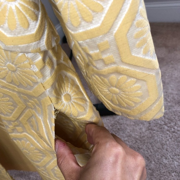 Vintage Rothmoor Coat Gold Full Length Button Down Fully Lined Winter Overcoat - Picture 8 of 17